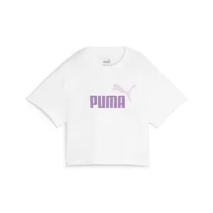 Girl's logo crop T-shirt Puma image-0