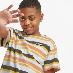 Child's T-shirt Puma Alpha Striped image-3