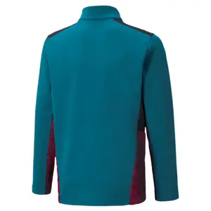 Træningstop med 1/4 lynlås til børn Manchester City 2021/22 image-1