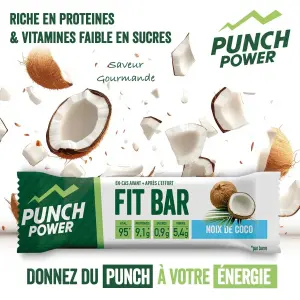 Barres de nutrition goût noix de coco Punch Power (x32) image-3