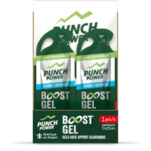 Koffein guarana energigel - cola smak (ultra prestanda) Punch Power Boost Gel (x24)