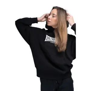 Sweatshirt com capuz de grandes dimensões para mulher Lonsdale Strington image-5
