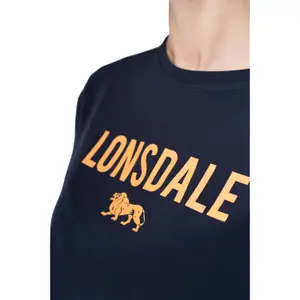 T-shirt cropped oversized para mulher Lonsdale Moira image-4