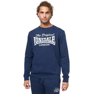 Klassisk sweatshirt med rund hals Lonsdale Burghead image-1