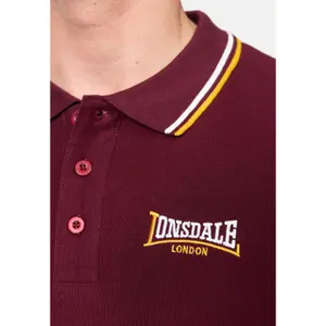 Classic cut polo shirt Lonsdale Velton image-3