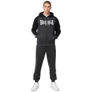 Classic zip-up hooded sweatshirt Lonsdale Glentruan image-0