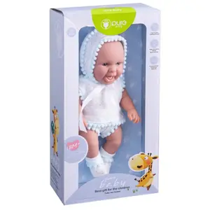 Doll with a big smile 2 colors Pure Baby 25 cm image-1
