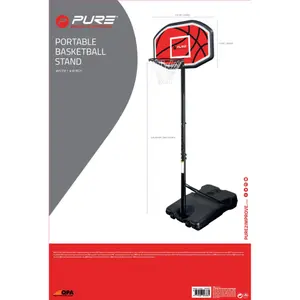 Portable basketball hoop Pure2Improve image-1