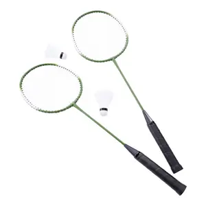Conjunto de badminton com 2 raquetes, 2 petecas de velocidade em 1 tubo, dentro de uma bolsa de transporte com etiqueta. Pure4Fun FC image-0