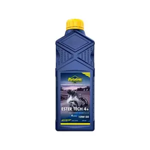 100% synthetic 4-stroke motorcycle oil Putoline Syntec 4+ 10W50 image-0