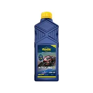 100% synthetic 4-stroke motorcycle oil Putoline Nano Tech 4+ 10W30 image-0