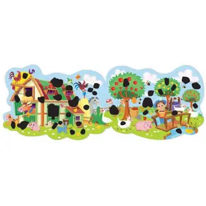 Puzzle 2 x 24 pièces en caoutchouc Puzzling Mágica Granja image-1