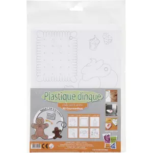 Creative activities kit plastique dingue gourmand PW International image-0