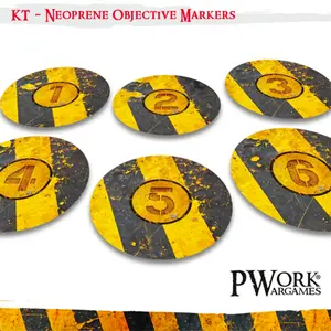Playmat Pwork Wargames Objectives Kill Team Danger Zone image-0