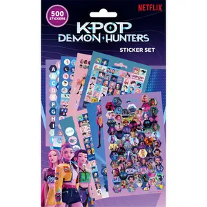 Pack di 500 adesivi Pyramid KPop Demon Hunters