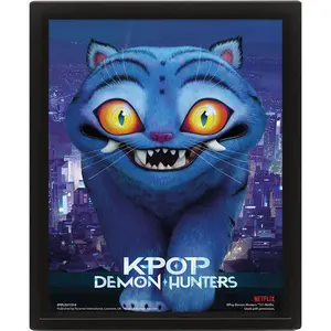 3D Lenticular Print Decorative Object Pyramid KPop Demon Hunters Derpy