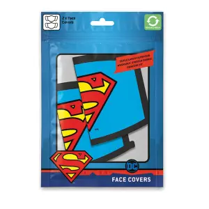 Maschera facciale con licenza Pyramid Dc Comics - Superman Logo image-1