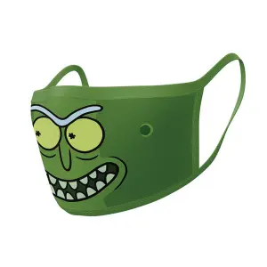 Licensed children's face mask Pyramid Rick And Morty image-0