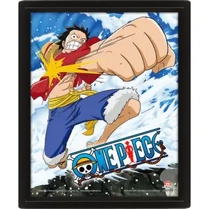 3D lenticular poster Pyramid One Piece Gum Gum Pistol image-1