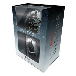Confezione regalo con tazza, sottobicchiere e portachiavi Pyramid The Wintcher - The Hunter image-0