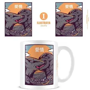 Taza para niños Pyramid Ilustrata Kaiju Kiss image-0