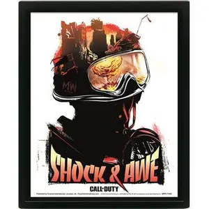 3d lenticular frame Pyramid Call Of Duty Shock
