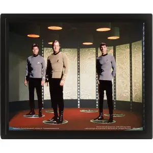 3d lenticular frame poster Pyramid Star Trek - The Original Series Transporter image-0