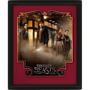 3D λεντικούλα πλαίσιο Pyramid Fantastic Beasts Magical Group image-0