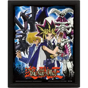 Lentikularer 3d-Rahmen Pyramid YU-GI-OH! Black Skull Dragon image-0