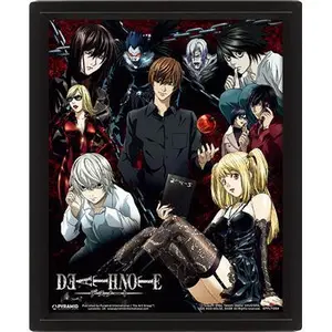 3d lenticular frame Pyramid Death Note Character Montage image-0