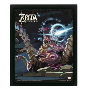 Marco lenticular 3d Pyramid Zelda Breath Of The Wild Guardian image-0