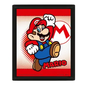 3d lenticular frame Pyramid Super Mario Yoshi Flip image-0