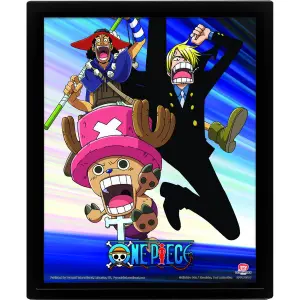 3d lenticular frame Pyramid One Piece Straw Hat Pirates Assault image-1