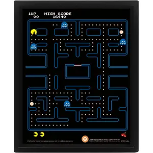 3d lenticular frame Pyramid Pac-Man Maze image-0