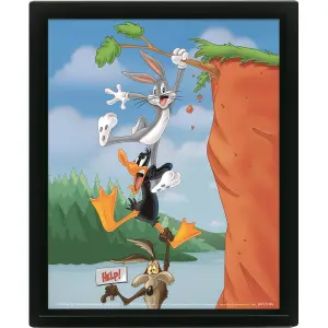 3d lentikulær ramme Pyramid Looney Tunes Cliff Hang image-0