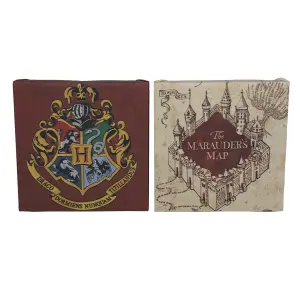 Set di 2 dipinti su tela Pyramid Harry Potter - Hogwarts image-0