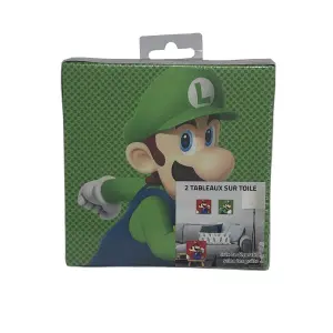 Conjunto de 2 cuadros sobre lienzo Pyramid Super Mario 2 - Mario et Luigi image-0