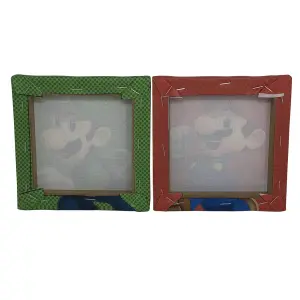 Conjunto de 2 cuadros sobre lienzo Pyramid Super Mario 2 - Mario et Luigi image-2