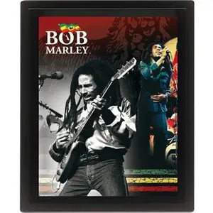 3d lenticular frame Pyramid Bob Marley