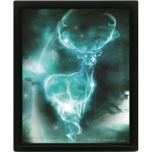 3d lenticular frame Pyramid Harry Potter Patronum image-0