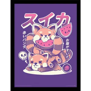 Wanddecoratie Pyramid Watermelon Framed