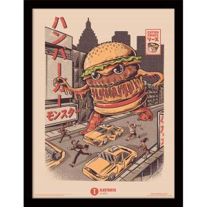 64ilu007-wanddecoratie-pyramid-burgerzilla-bruine-33x1-5x43-cm