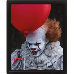Cadre 3D lenticulaire Pyramid It Pennywise Evil Flip image-0