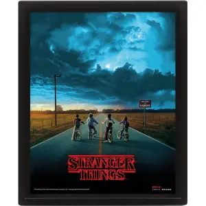 3d lenticular frame Pyramid Stranger Things Mind Flayer image-2