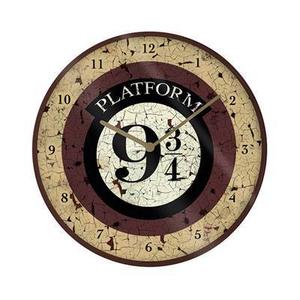 672har018-clock-pyramid-harry-potter-platform-9-3-4-brown-beige-25-4x4x25-4-cm