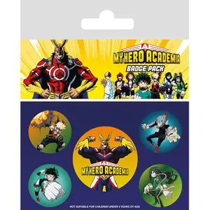 Pack of 5 badges Pyramid My Hero Academia image-0