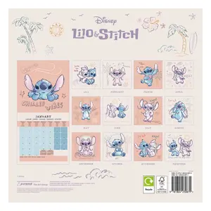 Calendario Pyramid Lilo & Stitch 2024 Stitch & Angel image-1