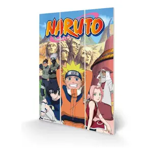 Immagine in legno Pyramid Naruto The Hidden Leaf Village image-0