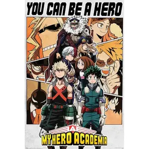 Pack of 5 posters Pyramid My Hero Academia Be a Hero image-0