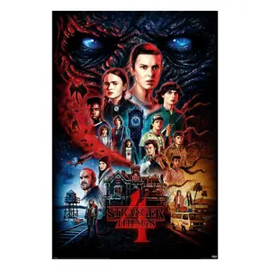 Pack of 4 posters Pyramid Stranger Things 4 Vecna image-0
